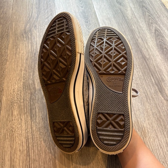 Converse Women's Grey-Brown All Star Sneakers - Picture 6 of 7